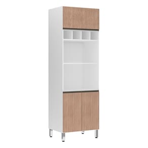 Paneleiro Perola 70 cm Duplo Nicho 3 Potas mais 2 Nichos Luciane