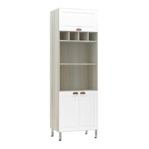 Paneleiro 70 cm Duplo Nicho 3 Portas Agatha Luciane Móveis