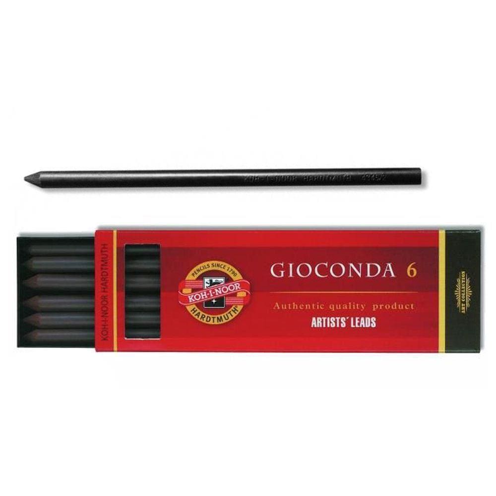 Mina Negro Dura 5,6mm C/6 Unidades Koh-I-Noor 4345