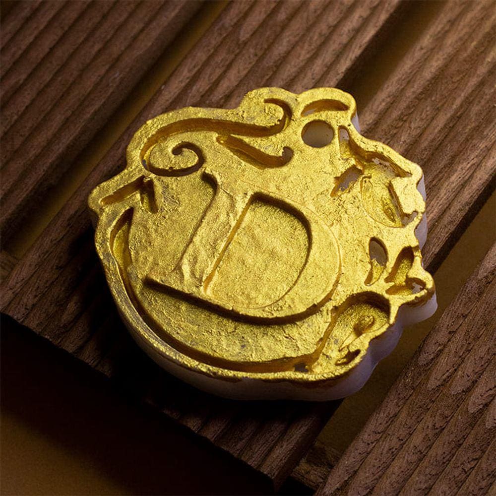 Forma de Silicone Pingente Decorado Letra Ib-1724