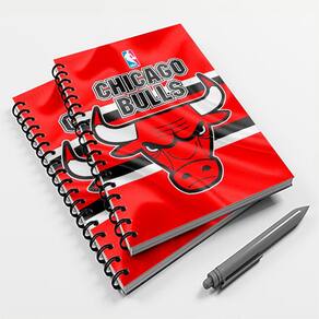 Caderno Universitário 96 Fls Basquete Chicago Bulls