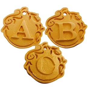 Forma de Silicone Pingente Decorado Letra Ib-1724