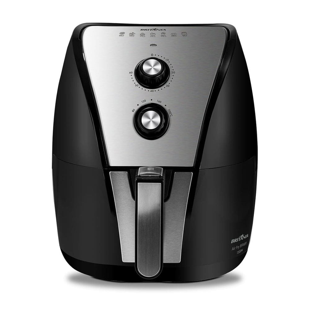 imagem-Fritadeira Air Fryer Britânia BFR40PI 5L Antiaderente 1500W - 220V