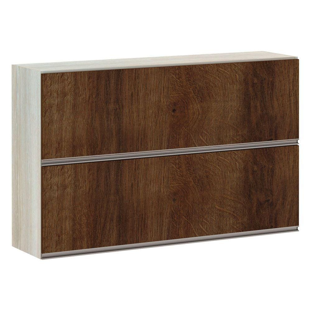 Armário Basculante Duplo Luciane 120cm 2 Portas Luci