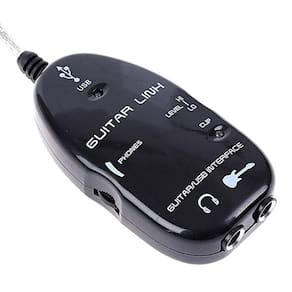 Guitar Link - Ligue sua guitarra, violão e baixo no computador Interface de áudio