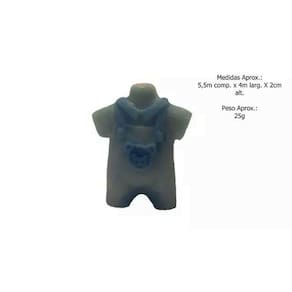 Forma de Silicone Roupa Macacão Menino Ib-1662 / S-865