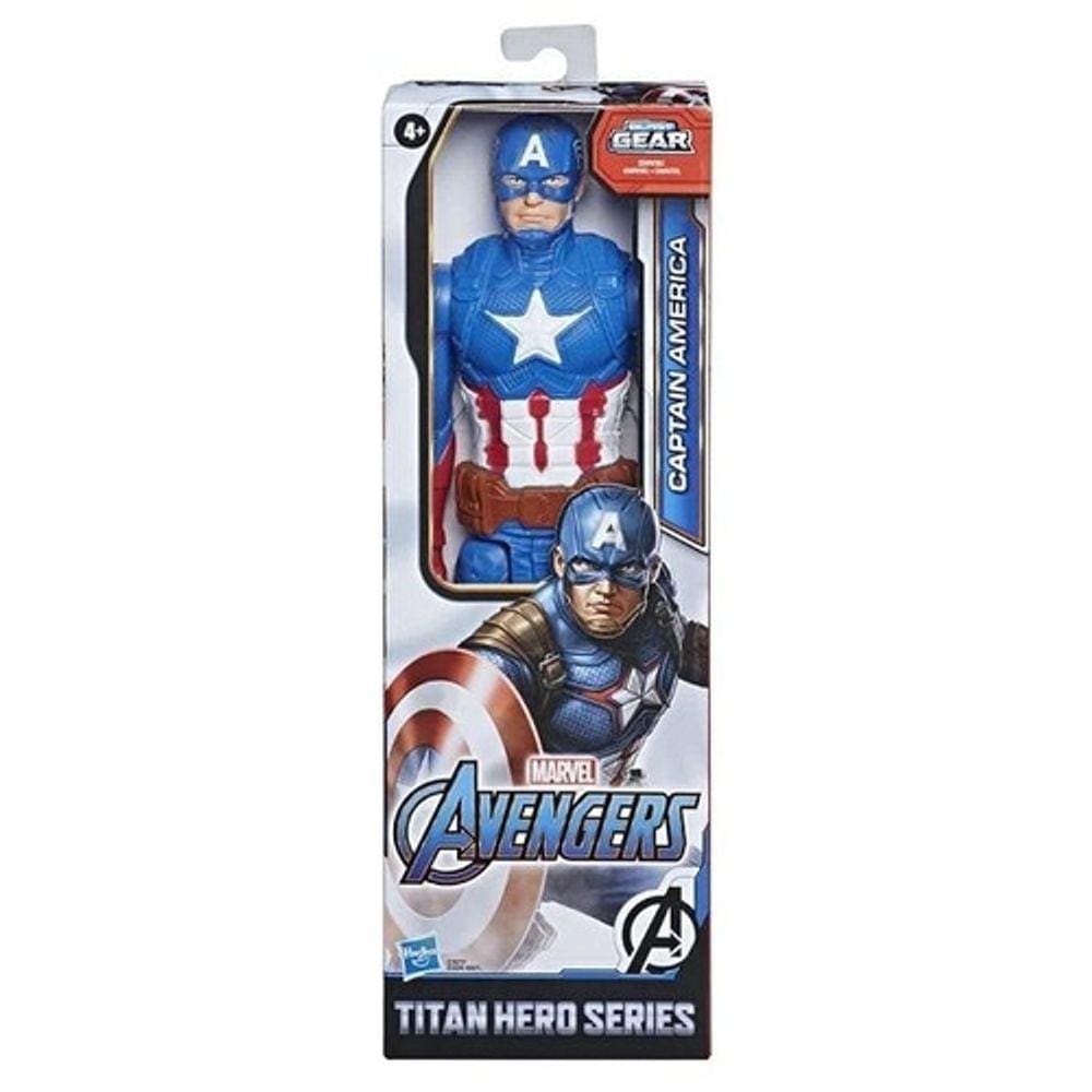 Boneco Capitão América Marvel Titan Hero Series Hasbro