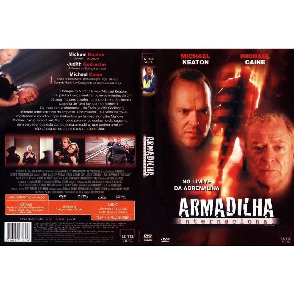 DVD Armadilha Internacional - IMAGEM