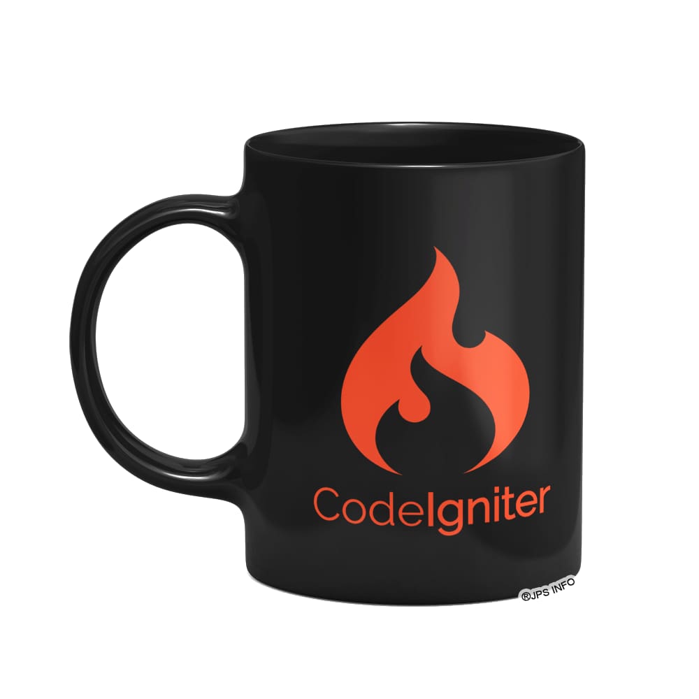 Caneca Dev - CodeIgniter - Preta