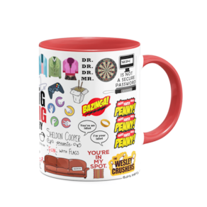 Caneca Icons Moments The Big bang Theory - B-red
