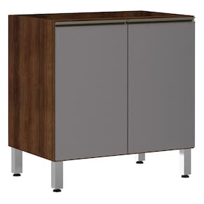 Balcão de Cozinha sem Tampo 80cm 2 Portas Jade Luciane Móveis