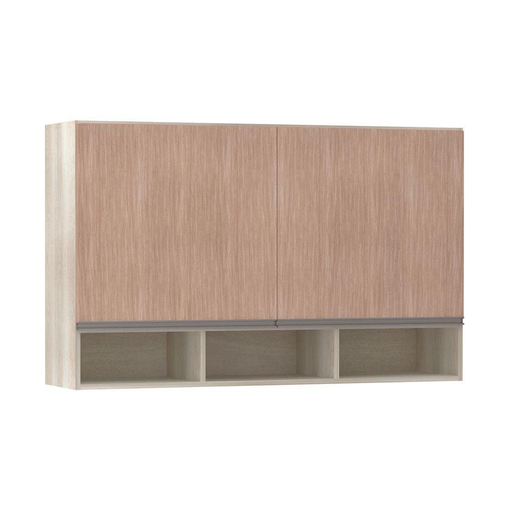 Armário Luciane 120cm 2 Portas com Nicho Luci