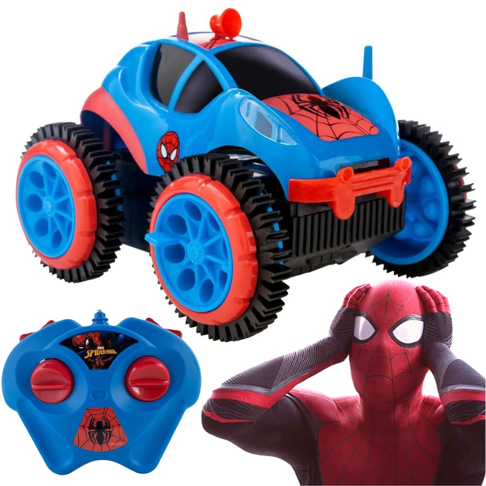 Carrinho de controle remoto homem aranha