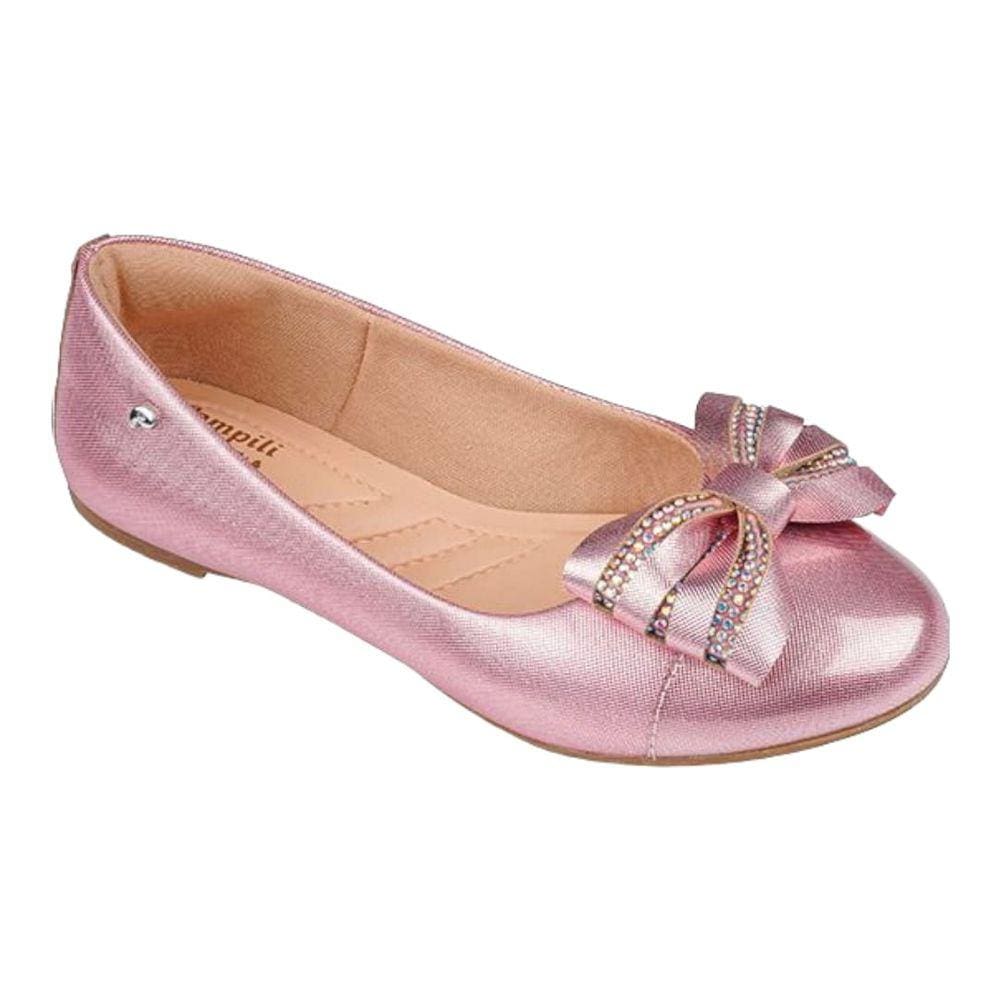 Sapatilha Infantil Pampili Super Fofura Rosa Glace 295357