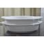 Kit 2 Travessas Refratárias Redondas com alças - Porcelana branca - (AxL) 4CM x 17,5CM (2)