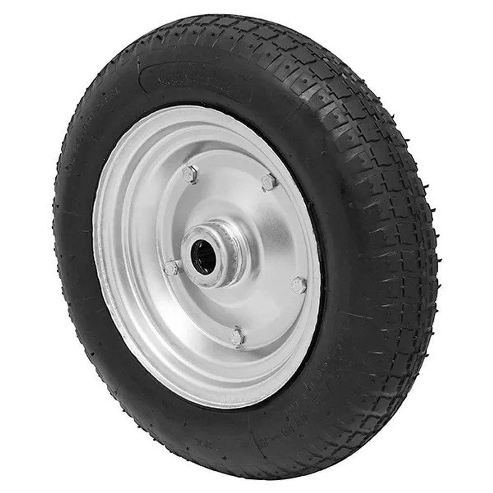 Roda c/Pneu (3.25 x 8) P/Carrinho Galvanizado c/rolamento Metalpama