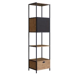 Estante 02 Portas New 180 Cm Vermont E Preto - D`rossi