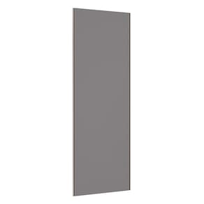 Porta de Correr Closet 80cm com Puxador Perfil Champagne e Kit Ferragem Prime Luciane Móveis