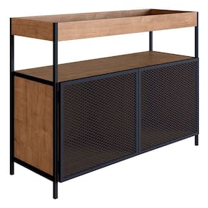 Buffet Bar New Vermont E Preto 100 Cm - D`rossi