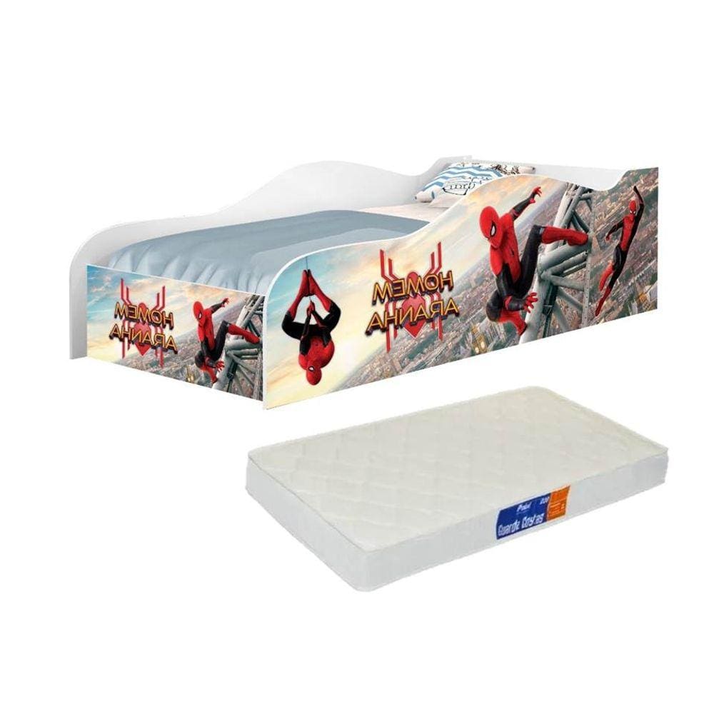 cama infantil do homem aranha já com colchao