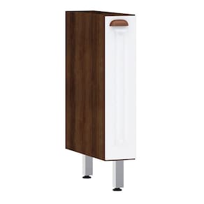 Balcão de Cozinha sem Tampo 15cm 1 Porta Safira Luciane Móveis