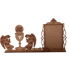 10 Porta retrato Primeira Eucaristia (MDF crú 3mm)