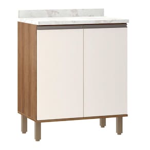 Balcão de Cozinha com Tampo 70cm 2 Portas Diana Luciane Móveis