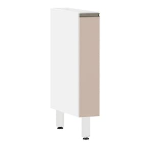 Balcão de Cozinha sem Tampo 15cm 1 Porta Pérola Luciane Móveis