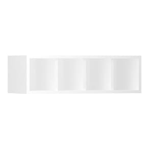 Nicho Garrafeiro Horizontal 60cm para 5 Garrafas Pérola Luciane Móveis