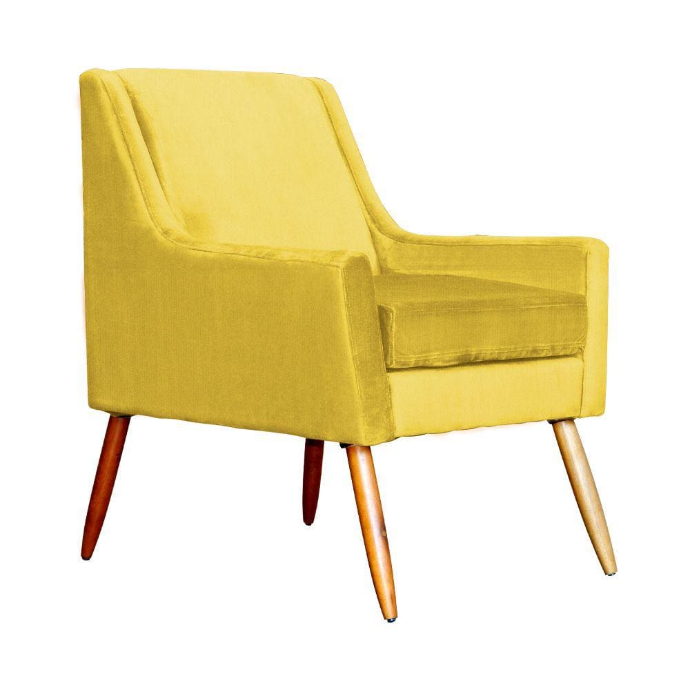 Poltrona Ariane Luxo Suede Cores - S.A Móveis