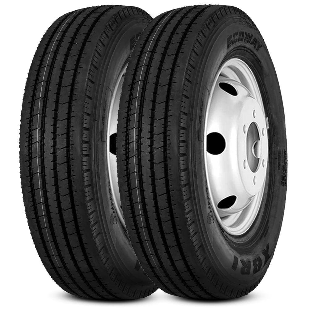 Kit 2 Pneu Xbri 235/75R17.5 143/141J 18PR TL Ecoway P1
