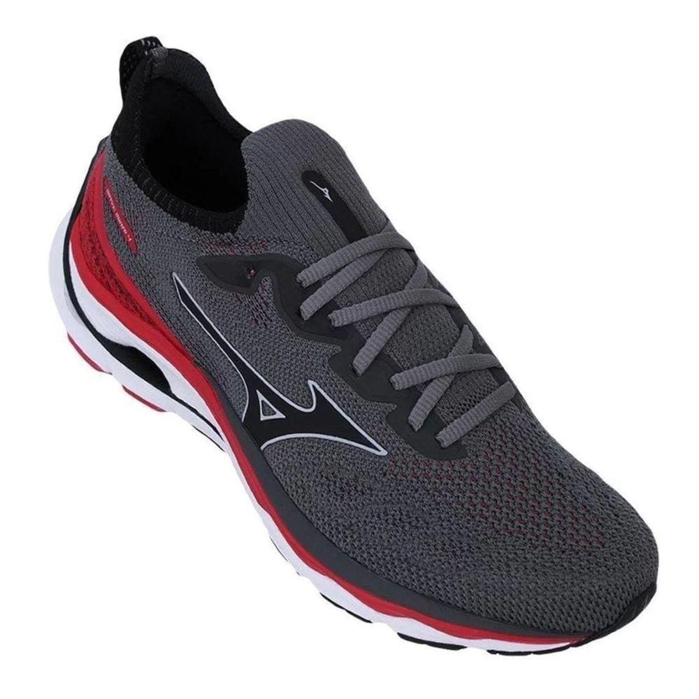 miie/4 Tênis Mizuno Wave Hawk 4 e Meia MZ23 Marinho-PretoMizuno