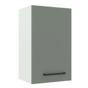 Armário Aéreo com 1 Porta Cinza Agata Madesa