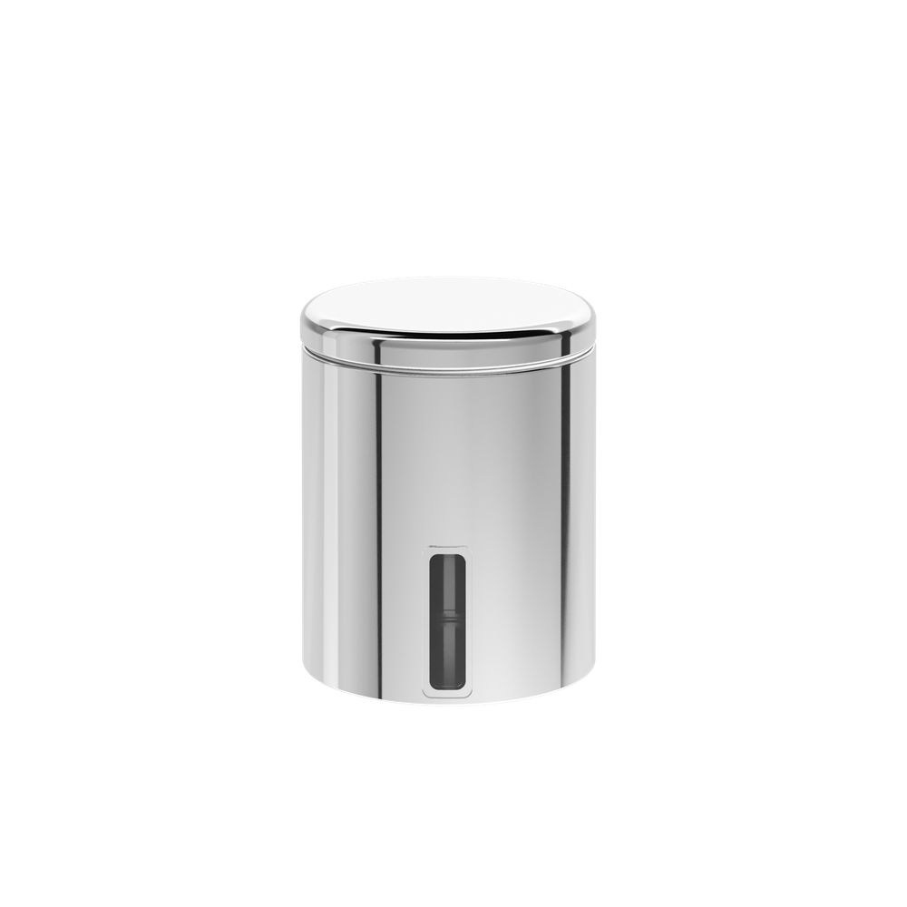 Pote Para Mantimentos Com Tampa E Visor Brinox 4,2 Litros Aço Inox