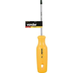 Chave Torx T-27 Com Cabo Reto Cromo Vanádio - Vonder