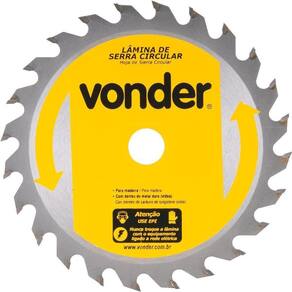 Lamina Serra Circ Vídea 235X30X3,0Mm 24D Para Mad Pç - Vonde