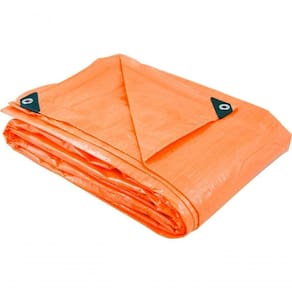 Lona Polietileno 5x4m Laranja 150 Micras Média