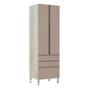 Paneleiro 70cm 2 Portas 2 Gavetas 1 Gavetão Luci Luciane Móveis