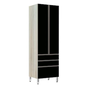 Paneleiro 70cm 2 Portas 2 Gavetas 1 Gavetão Luci Luciane Móveis