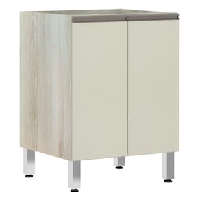 Balcão de Cozinha sem Tampo 60cm 2 Portas Luci Luciane Móveis