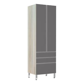 Paneleiro 70cm 2 Portas 2 Gavetas 1 Gavetão Lis Luciane Móveis