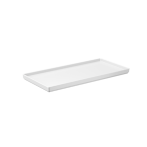 Bandeja Para Banheiro Coza Splash 27 x 13 x 1,5 cm Branco