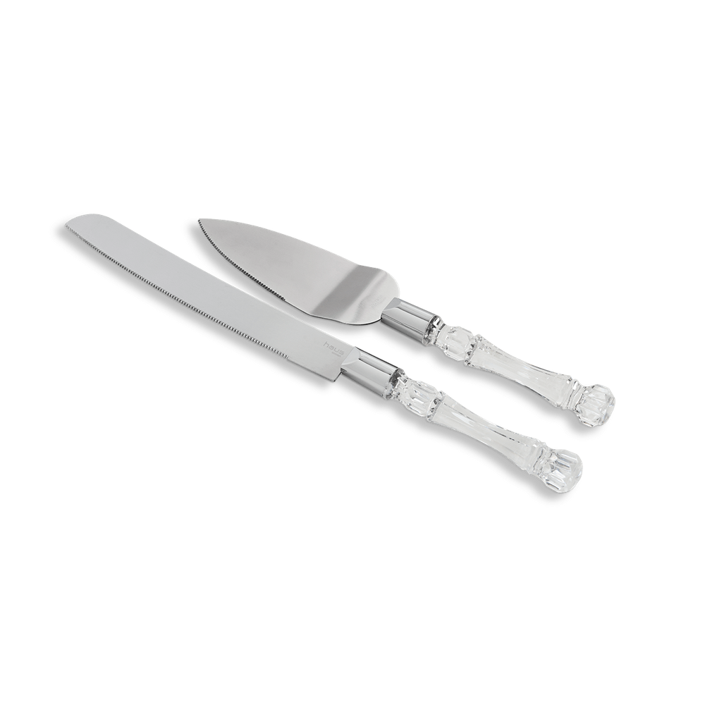 Kit Para Bolo Com Faca E Espátula Haus Concept Tasty 2 Peças