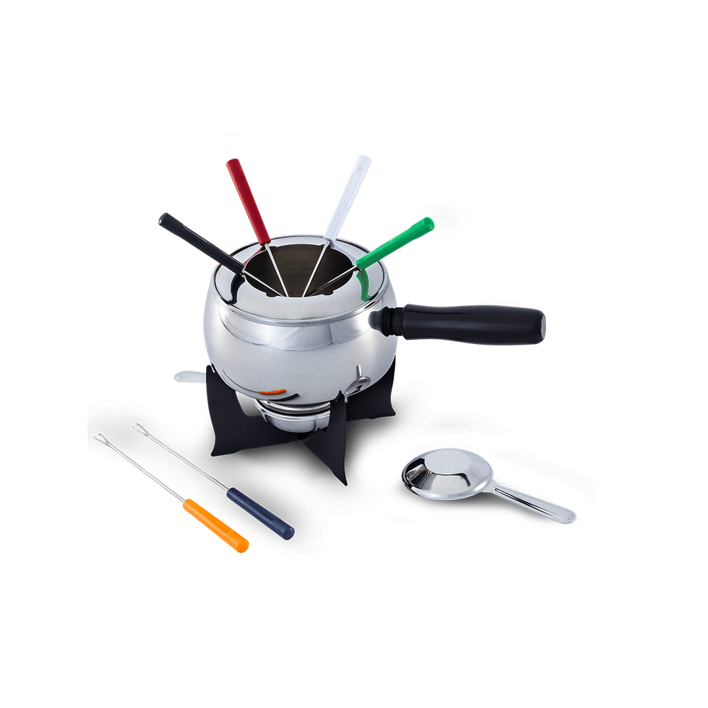 Conjunto Para Fondue Brinox Fondue & Petiscos 11 Peças Aço Inox