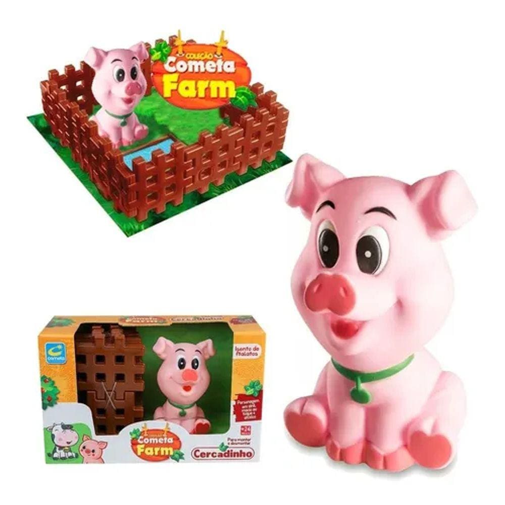 Coleção Cometa Farm Cercadinho - Porquinho