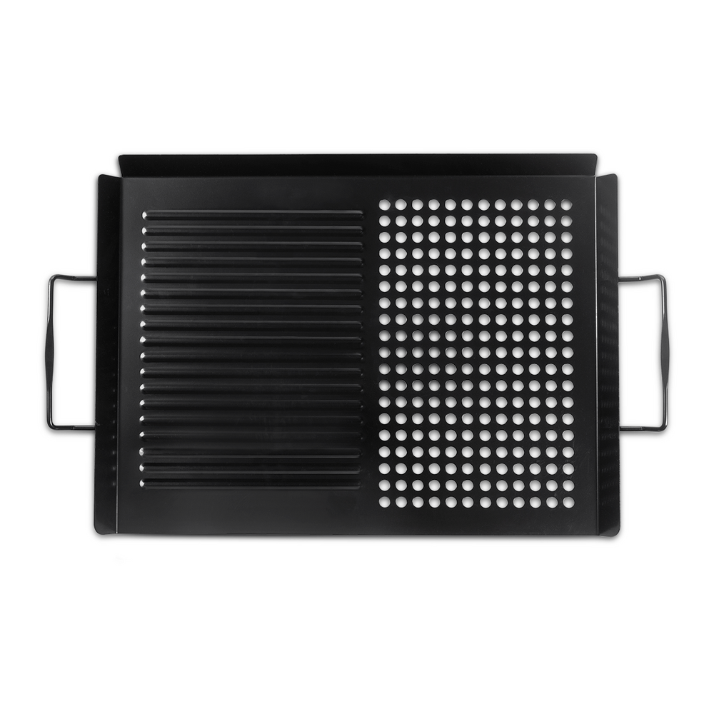 Grelha Brinox Para Assar Carnes E Vegetais Churrasco 49,5 x 30,8 cm Em Aço Carbono