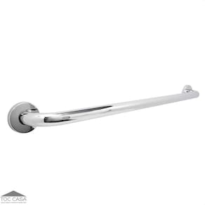 Barra De Apoio Tubular Em Inox Polido Diâmetro 1.1/4 De 45cm