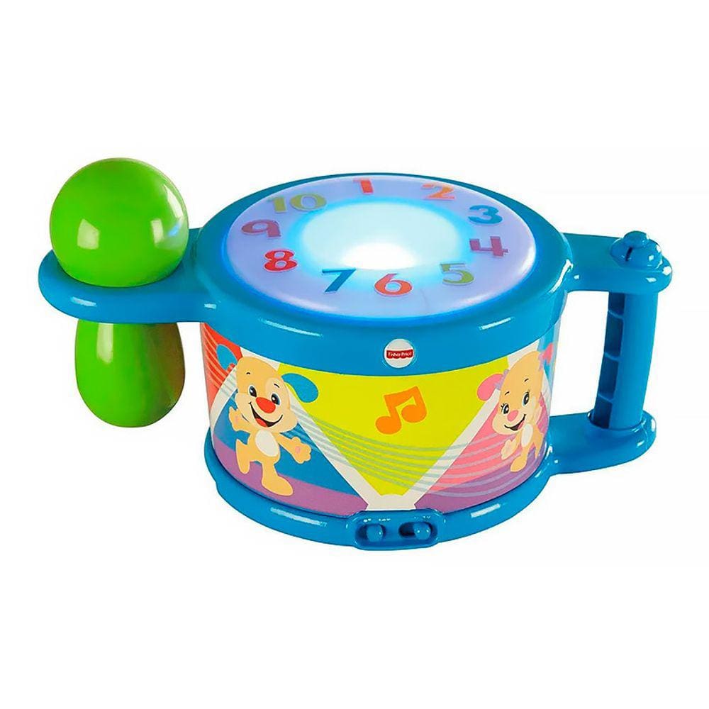 Aprender e Brincar Tambor com Luz e Som Fisher-Price - DTM56 - Mattel