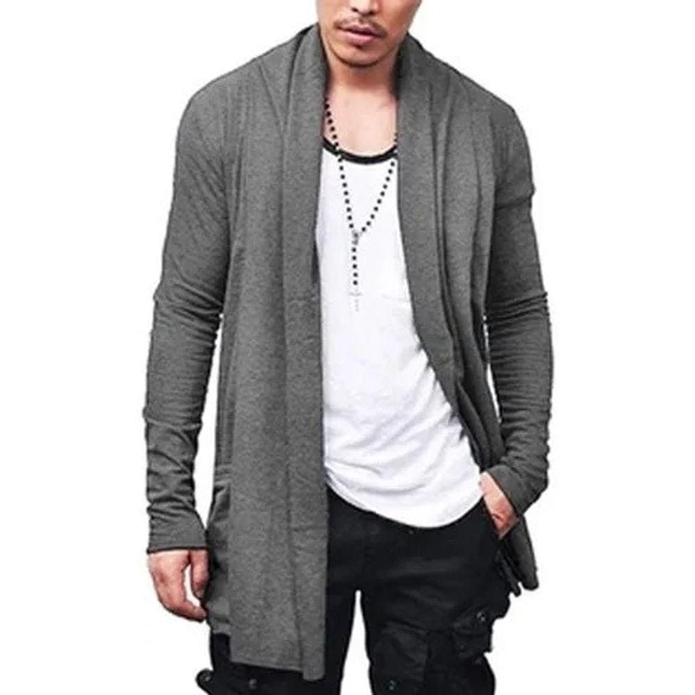 Cardigan Masculino Kimono Sobretudo Blusa De Frio Ca2 Swag