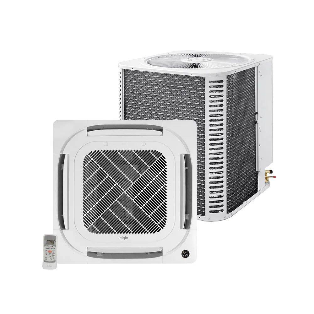 Ar Condicionado Split Cassete 60000 Btu Frio Eco - Inverter - Elgin - 220v - Kvfi60b2nc